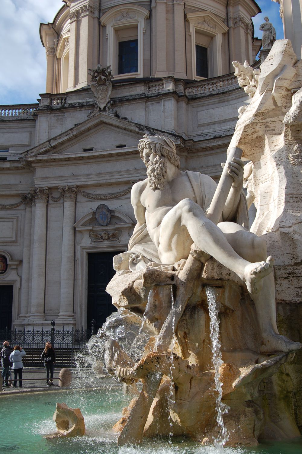 Fontanna Czterech Rzek, Rzym, Włochy, Piazza Navona