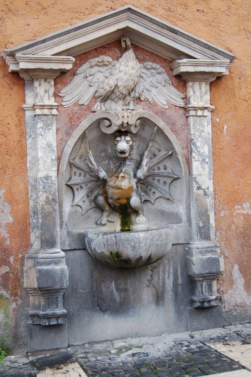 Rzym, fontanny, Włochy, małe dzieła sztuki