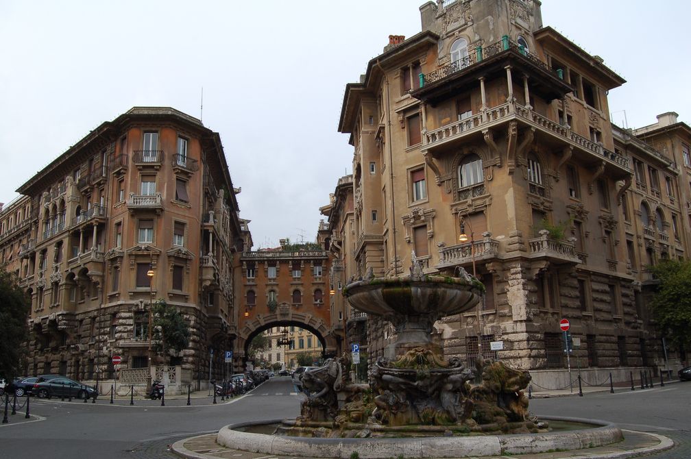 Quartiere Coppede, Rzym, Art Nouveau, architektura Rzymu